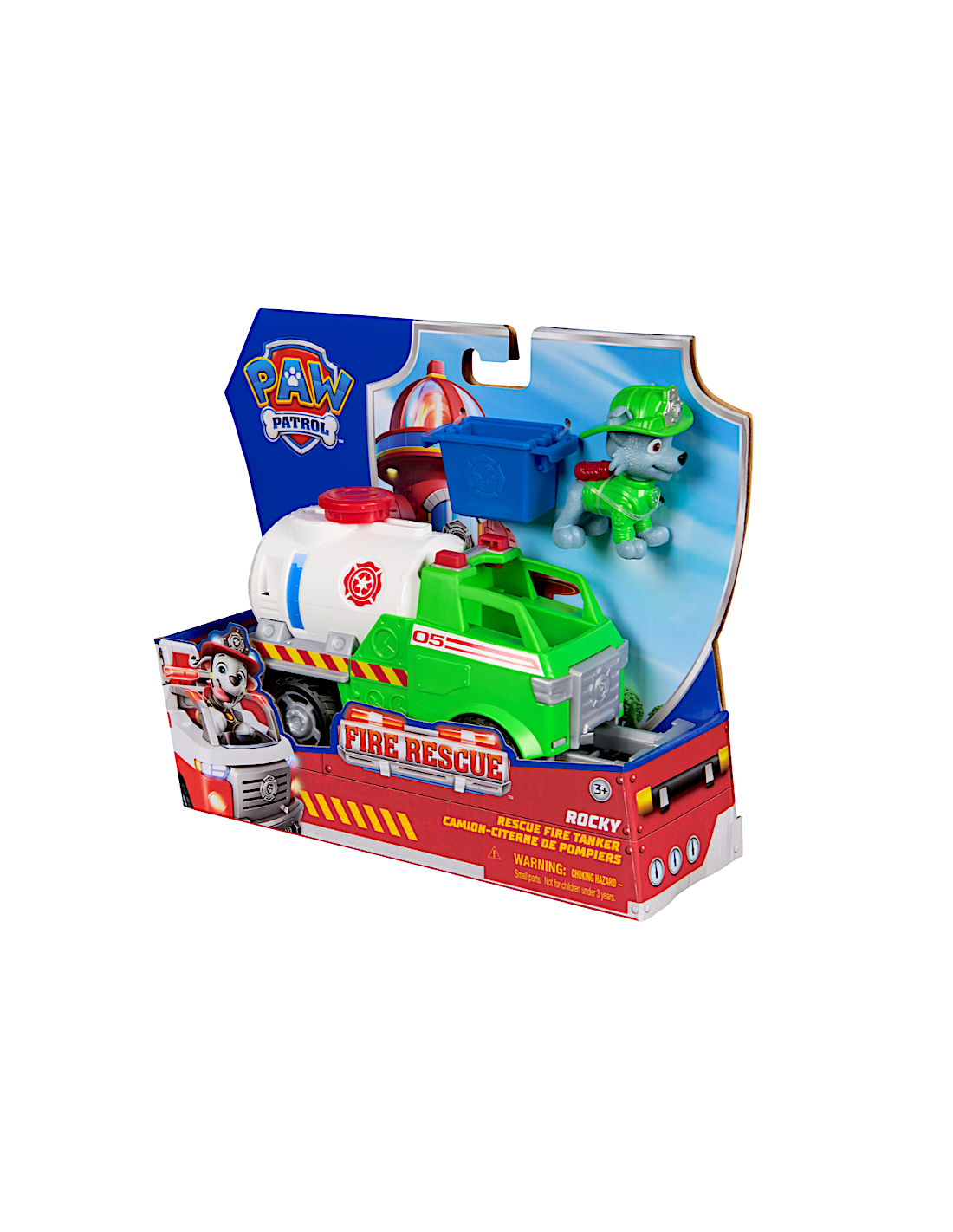 Rocky Fire Rescue Camion Cisterna con Gru 20 cm e Figura | Shop in Casa