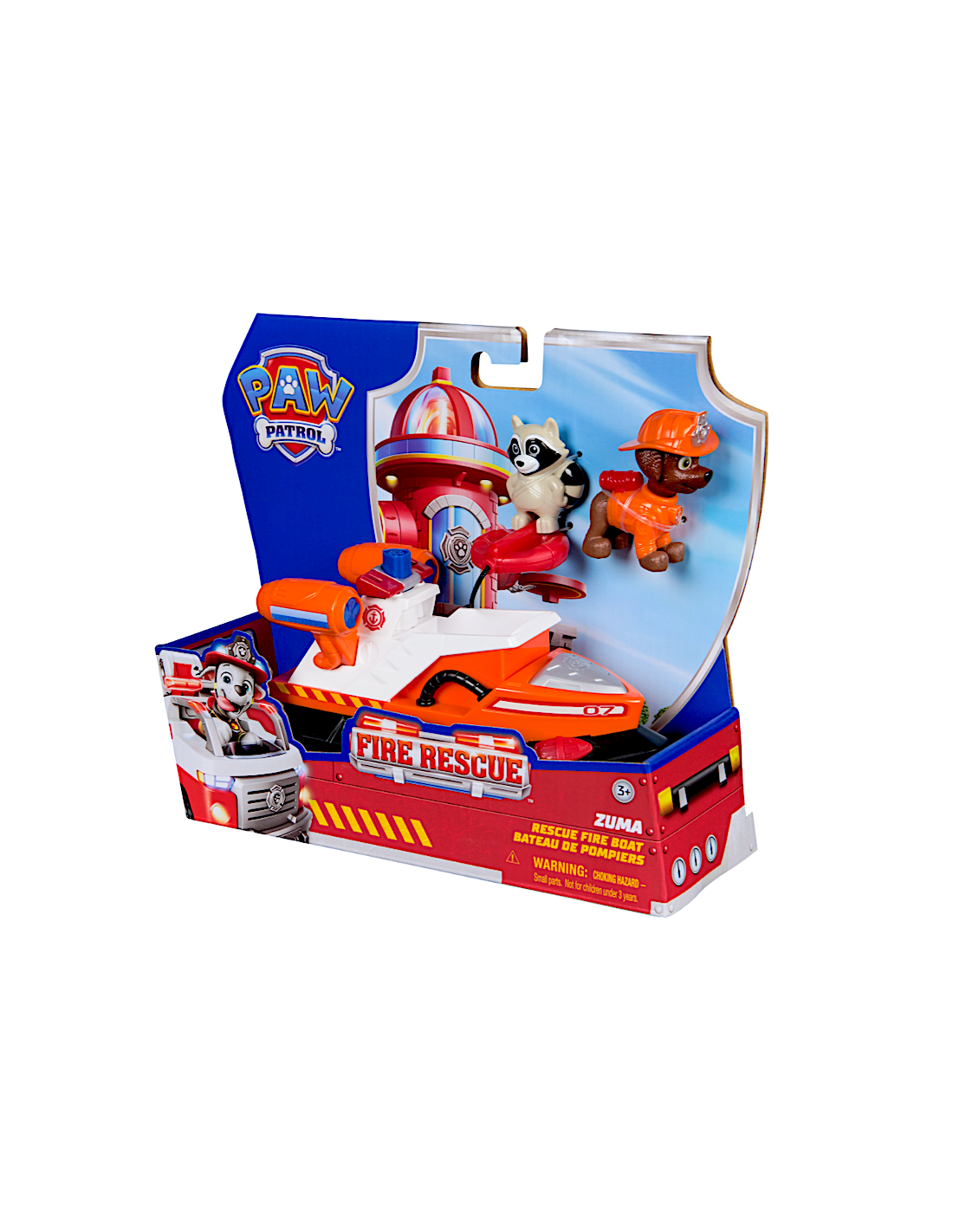 Paw Patrol Gommone di Zuma Fire Rescue con Salvagente e Figura | Shop in Casa