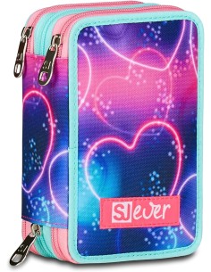 ASTUCCI: vendita online SJ Gang, Style Jam Gang, Astuccio Scuola 3 Zip, SJ Ever, Viola, 12,5x20x7 cm in offerta