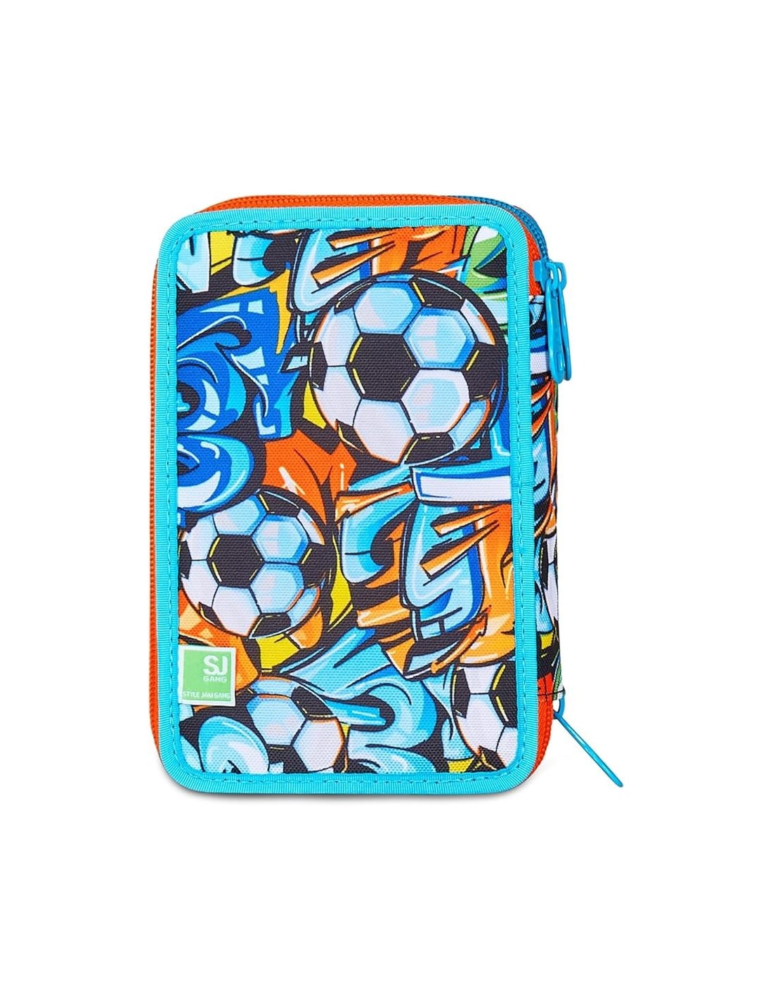 ASTUCCI: vendita online SJ Gang Astuccio Scuola 3 Zip, Style Jam Gang, Multicolore, 12,5x20x7 cm, Bambino in offerta
