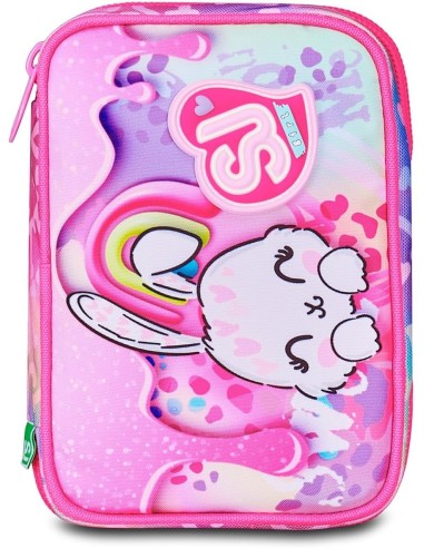 ASTUCCI: vendita online SJ Gang Astuccio Speed Pad Rosa, Mono Scomparto con Plance, 44 Pezzi, Scuola Elementare Bambina in of...