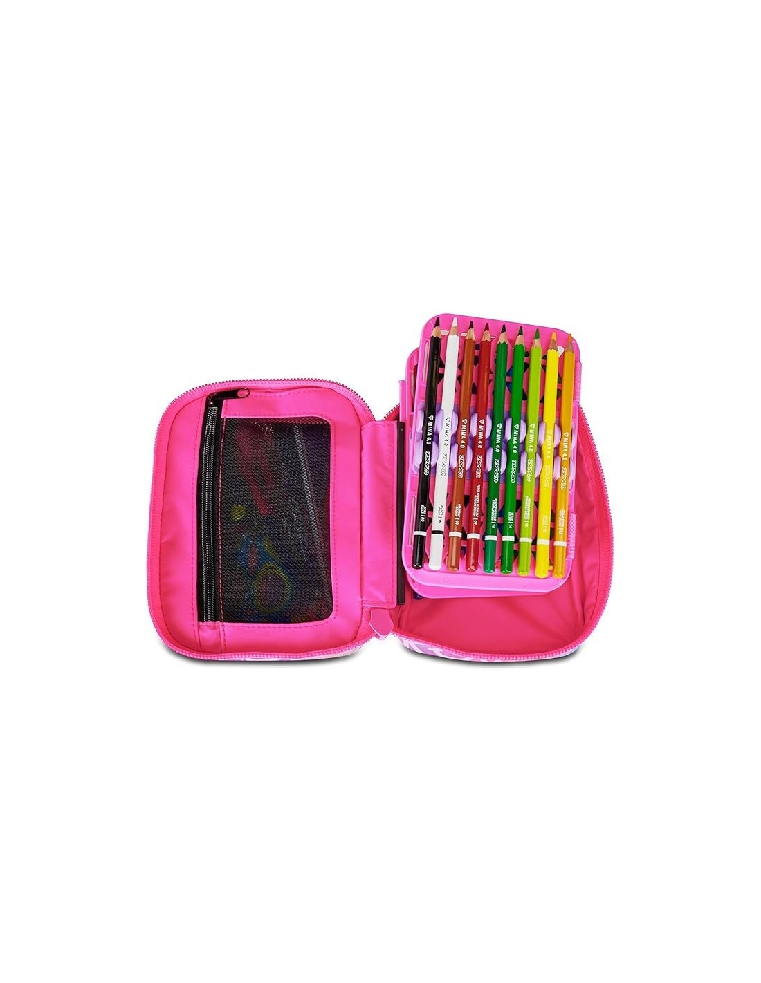 ASTUCCI: vendita online SJ Gang Astuccio Speed Pad Rosa, Mono Scomparto con Plance, 44 Pezzi, Scuola Elementare Bambina in of...
