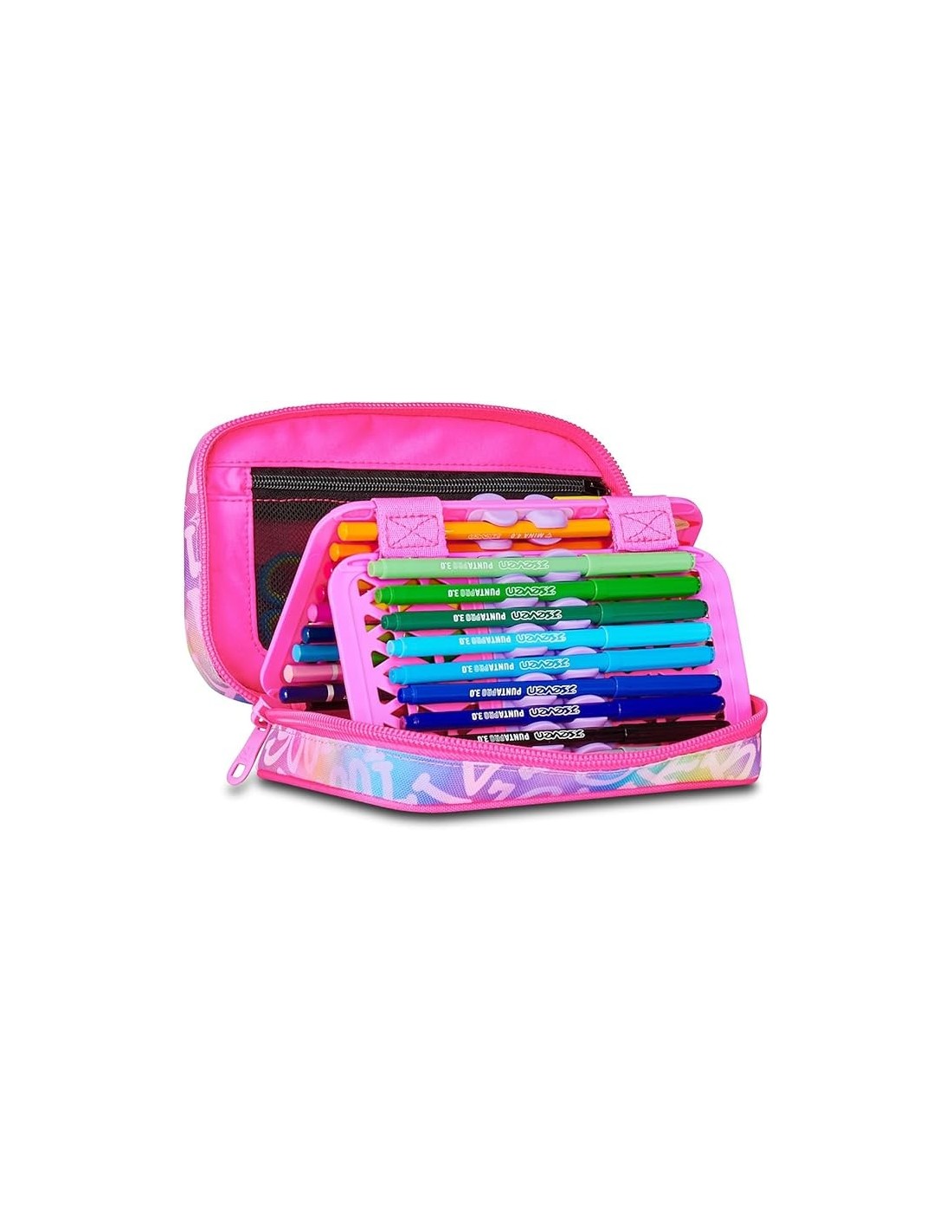 ASTUCCI: vendita online SJ Gang Astuccio Speed Pad Rosa, Mono Scomparto con Plance, 44 Pezzi, Scuola Elementare Bambina in of...