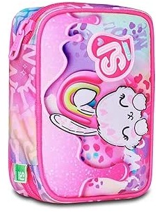 ASTUCCI: vendita online SJ Gang Astuccio Speed Pad Rosa, Mono Scomparto con Plance, 44 Pezzi, Scuola Elementare Bambina in of...