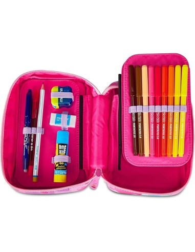 ASTUCCI: vendita online SJ Gang Astuccio Speed Case Fucsia, Mono Scomparto con Plance Amovibili, 44 Pezzi, Scuola Bambina in ...