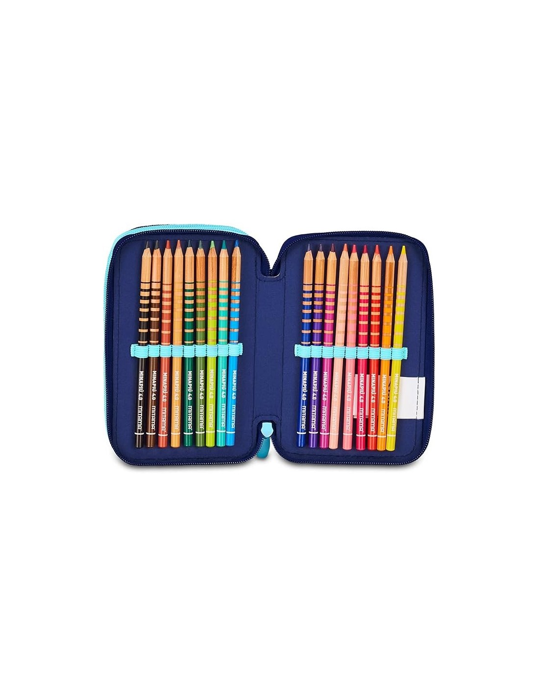 ASTUCCI: vendita online Seven, Astuccio Lilo & Stitch, Scuola 3 Zip, Celeste, Rosa, Triplo Scomparto, 20 x 12,5 x 7 cm, Penne...