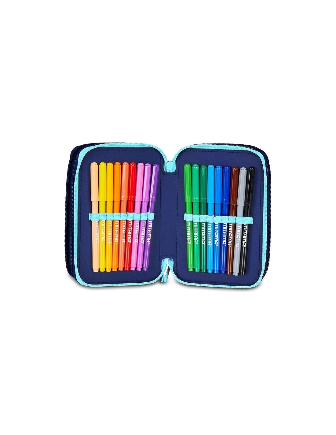 ASTUCCI: vendita online Seven, Astuccio Lilo & Stitch, Scuola 3 Zip, Celeste, Rosa, Triplo Scomparto, 20 x 12,5 x 7 cm, Penne...