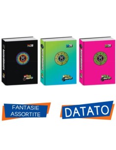 DIARI: vendita online Bastardidentro, Diario Agenda, 16 Mesi, Color New, 2025–2026, 576, Standard 13,6 x 18,3 cm, Adesivi, Gi...