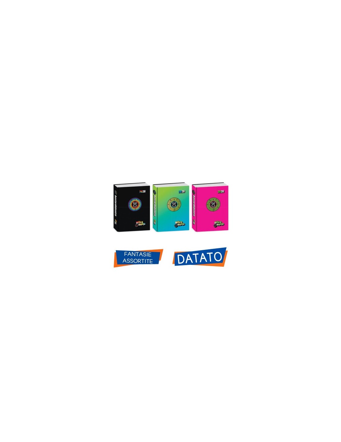 DIARI: vendita online Bastardidentro, Diario Agenda, 16 Mesi, Color New, 2025–2026, 576, Standard 13,6 x 18,3 cm, Adesivi, Gi...