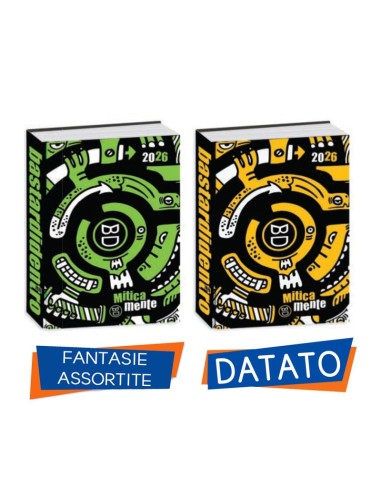 DIARI: vendita online Bastardidentro, Diario Agenda, Superspecial Fluo, 16 Mesi, 2025–2026, Standard, 576 Pagine, 13,6 x 18,3...
