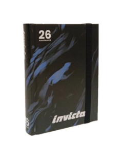 DIARI: vendita online Invicta, Diario Scuola 16 Mesi, Nero e Blu, Standard, 13,5 x 18,5 cm, 2025‑2026, Invicta Style Urban in...