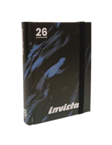 DIARI: vendita online Invicta, Diario Scuola 16 Mesi, Nero e Blu, Standard, 13,5 x 18,5 cm, 2025‑2026, Invicta Style Urban in...
