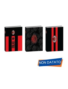 DIARI: vendita online Milan, Diario Scuola Kick and Score, Seven, Standard, 12 Mesi, 13,6 x 18,3 cm, Copertina Lucida in offerta