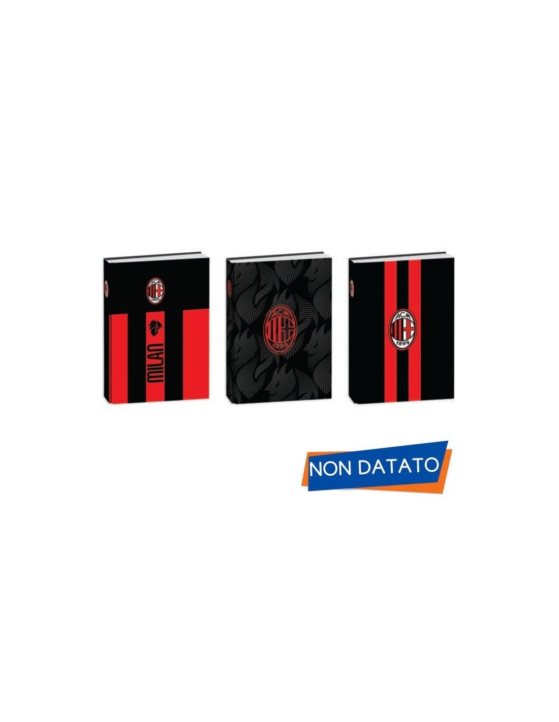 DIARI: vendita online Milan, Diario Scuola Kick and Score, Seven, Standard, 12 Mesi, 13,6 x 18,3 cm, Copertina Lucida in offerta