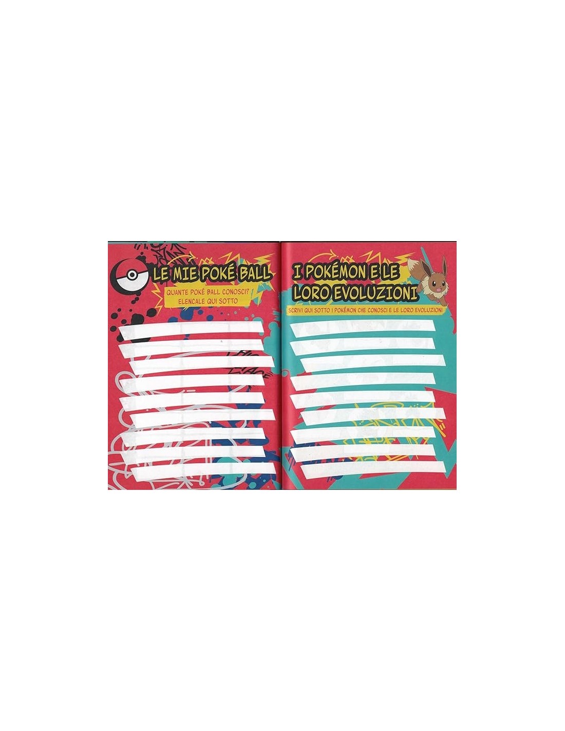 DIARI: vendita online Pokémon, Diario Scuola 2025 2026, Seven, Rosso, 10 Mesi, Non Datato, 21 x 15 x 3 cm, Copertina Lucida i...