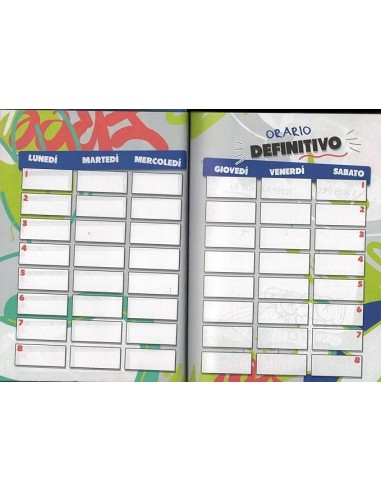 DIARI: vendita online Seven, Diario Scuola Boy Be Good, 2025 2026, Datato, 12 Mesi, 18.5 x 13.5 x 2.5 cm, Copertina Lucida Ri...