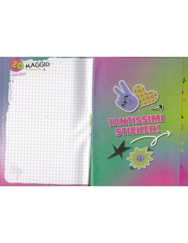DIARI: vendita online Seven, Diario Scuola Girl Farfalla, 2025 2026, Datato, 12 Mesi, 18.5 x 13.5 x 2.5 cm, Copertina Lucida ...