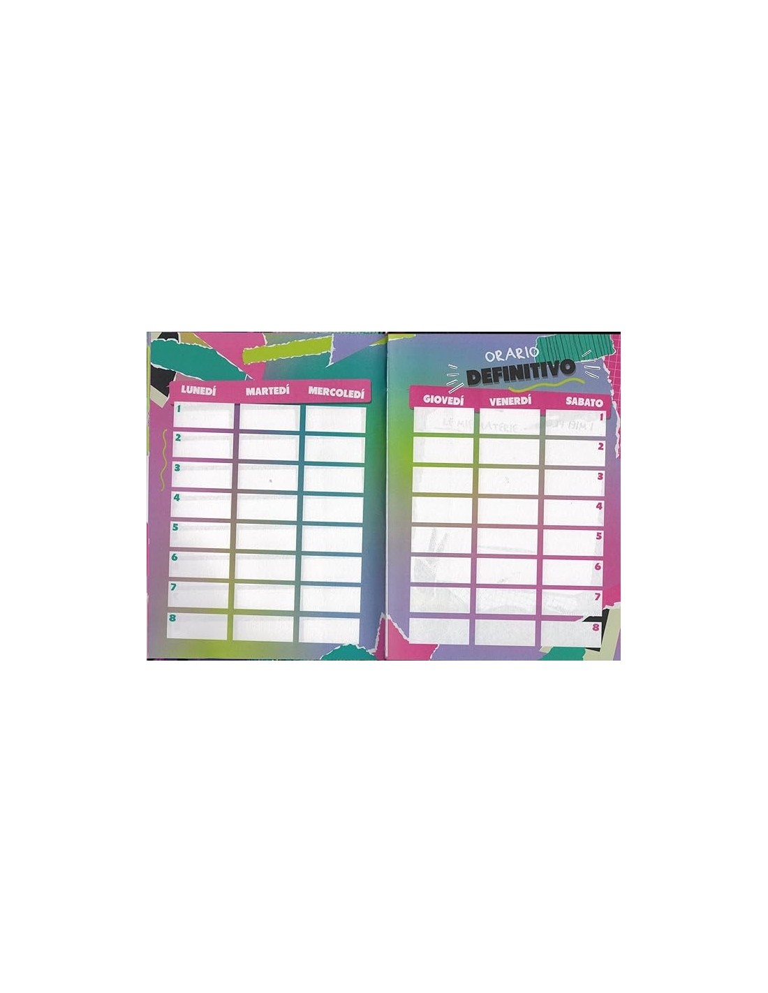 DIARI: vendita online Seven, Diario Scuola Girl Farfalla, 2025 2026, Datato, 12 Mesi, 18.5 x 13.5 x 2.5 cm, Copertina Lucida ...
