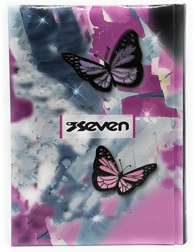 DIARI: vendita online Seven, Diario Scuola Girl Farfalla, 2025 2026, Datato, 12 Mesi, 18.5 x 13.5 x 2.5 cm, Copertina Lucida ...