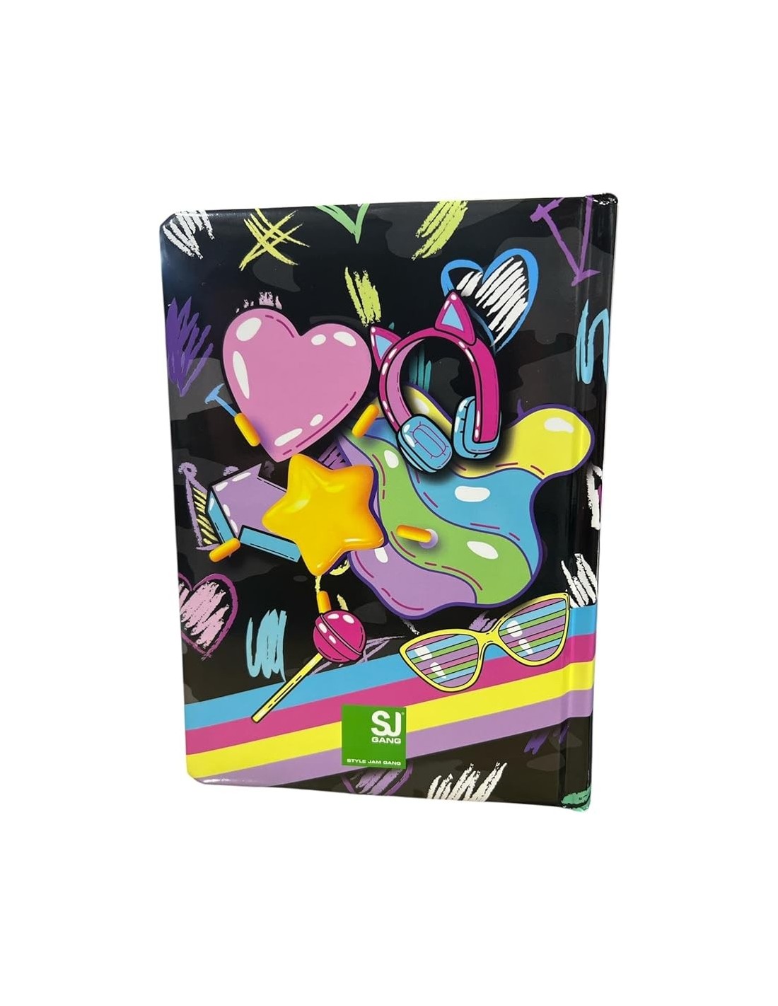 DIARI: vendita online Diario datato SJ Gang, Seven Girl, Agenda scolastica, 15,5 x 20,5 cm, Copertina rigida, Assortito in of...