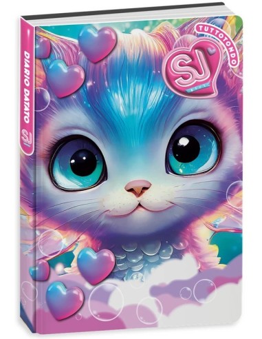 DIARI: vendita online Diario 10 Mesi Datato, SJ Gang Animali Girl, Copertina Rigida, Organizzazione Scolastica, 2025/2026 in ...