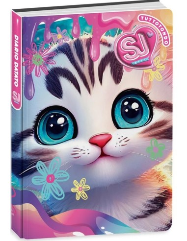 DIARI: vendita online Diario 10 Mesi Datato, SJ Gang Animali Girl, Copertina Rigida, Organizzazione Scolastica, 2025/2026 in ...