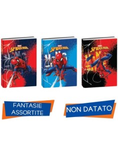 DIARI: vendita online Diario Scolastico Standard, Spider-Man, 10 Mesi, 14,5 x 20,6 cm, Copertina Lucida Imbottita in offerta