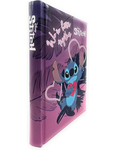 DIARI: vendita online Seven, Diario, Agenda Scuola, Disney Stitch e Angel, 12 Mesi, 21 x 15 x 3 cm, Copertina Lucida Rigida i...