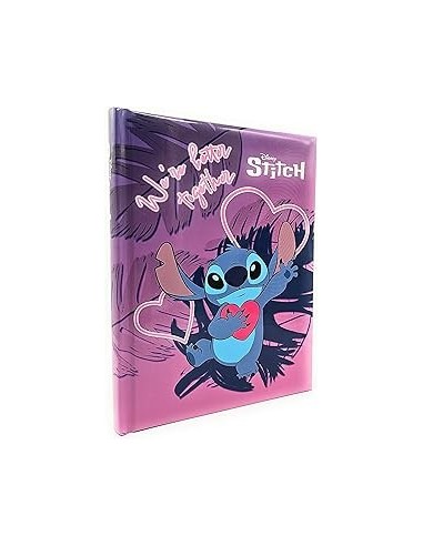 DIARI: vendita online Seven, Diario, Agenda Scuola, Disney Stitch e Angel, 12 Mesi, 21 x 15 x 3 cm, Copertina Lucida Rigida i...