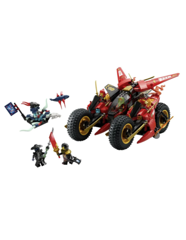 LEGO 71844 Ninjago Veicolo da Combattimento Ninja con Moto, Aereo e Minifigure | Shop in Casa
