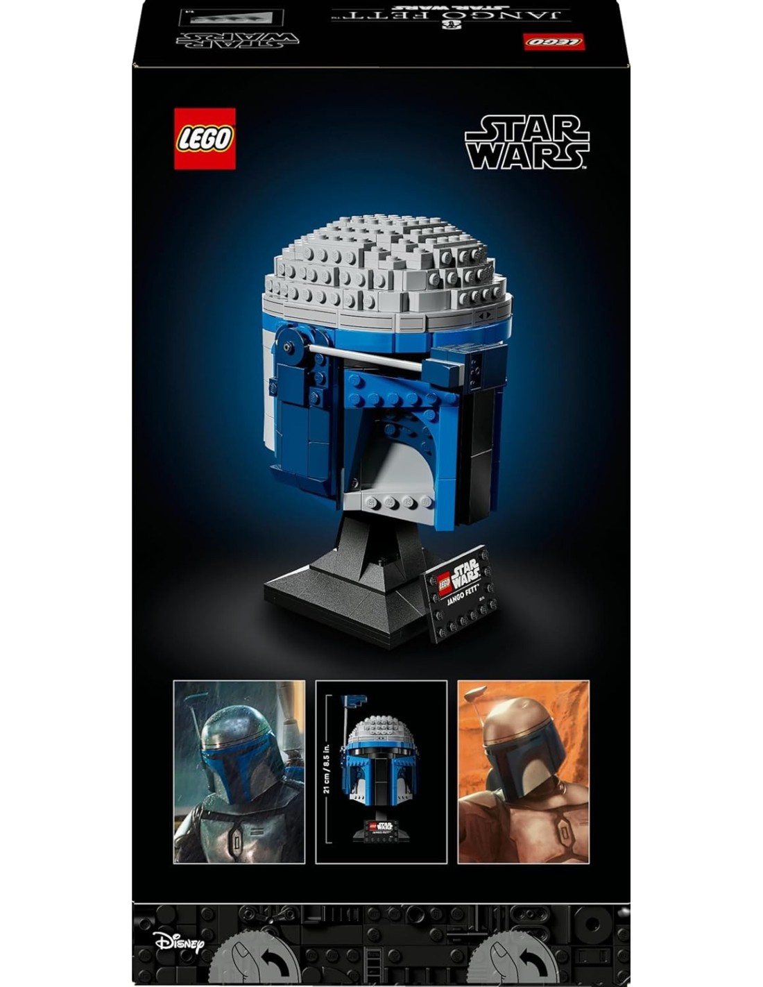 Casco LEGO Star Wars Jango Fett 75408 modellino da collezione per adulti | shopincasa.it