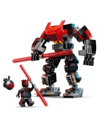 Mech LEGO Star Wars 75411 Darth Maul con spada laser e minifigure | shopincasa.it