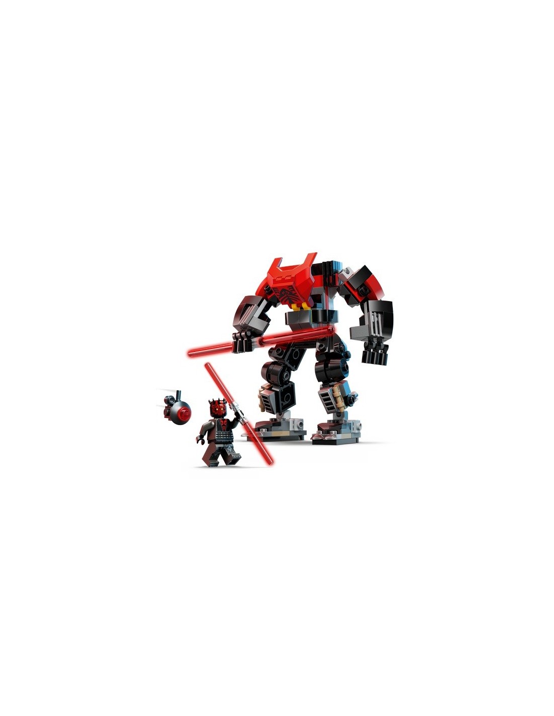 Mech LEGO Star Wars 75411 Darth Maul con spada laser e minifigure | shopincasa.it