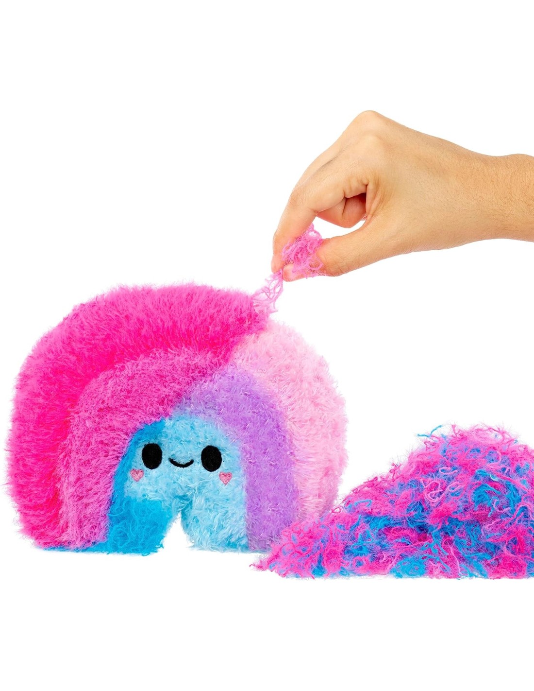 Fluffie Stuffiez peluche grande rainbow con sorpresa sensoriale | shopincasa.it