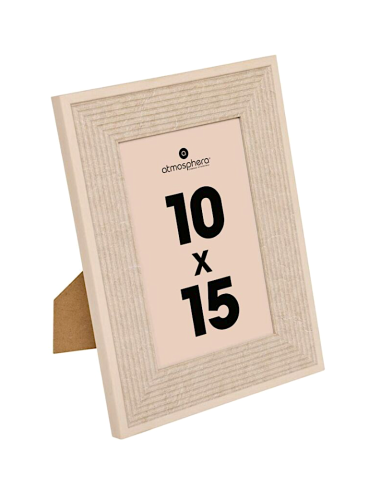 PORTAFOTO E CORNICI: vendita online Cornice foto, effetto pietra, Missy, 10x15 cm, beige, MDF e vetro in offerta