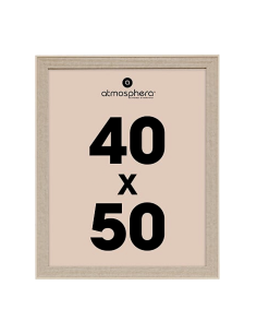 PORTAFOTO E CORNICI: vendita online Cornice foto, effetto pietra, Missy, 40x50 cm, beige, MDF e vetro in offerta