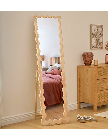 SPECCHI: vendita online Specchio, a onda, da terra, Brooke, 180 cm, 48x43 cm, ATMOSPHERA CREATEUR D'INTERIEUR in offerta