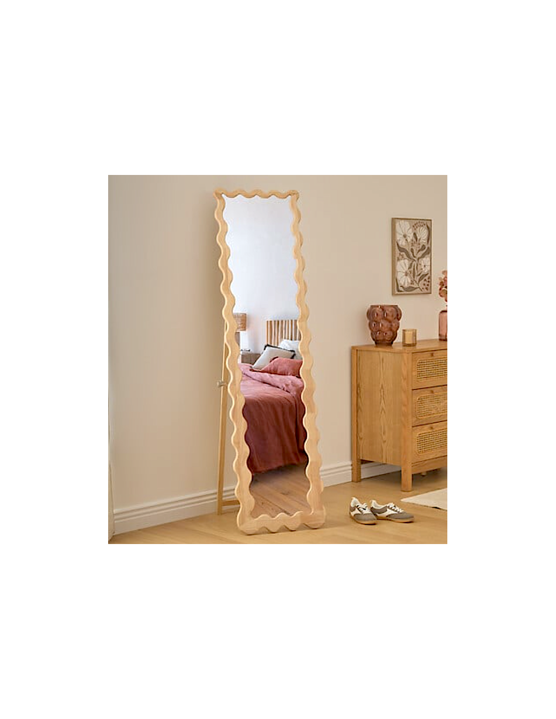 SPECCHI: vendita online Specchio, a onda, da terra, Brooke, 180 cm, 48x43 cm, ATMOSPHERA CREATEUR D'INTERIEUR in offerta