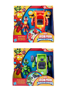 Iron Man Friends Mech 2‑in‑1 convertibile veicolo per bambini | shopincasa.it