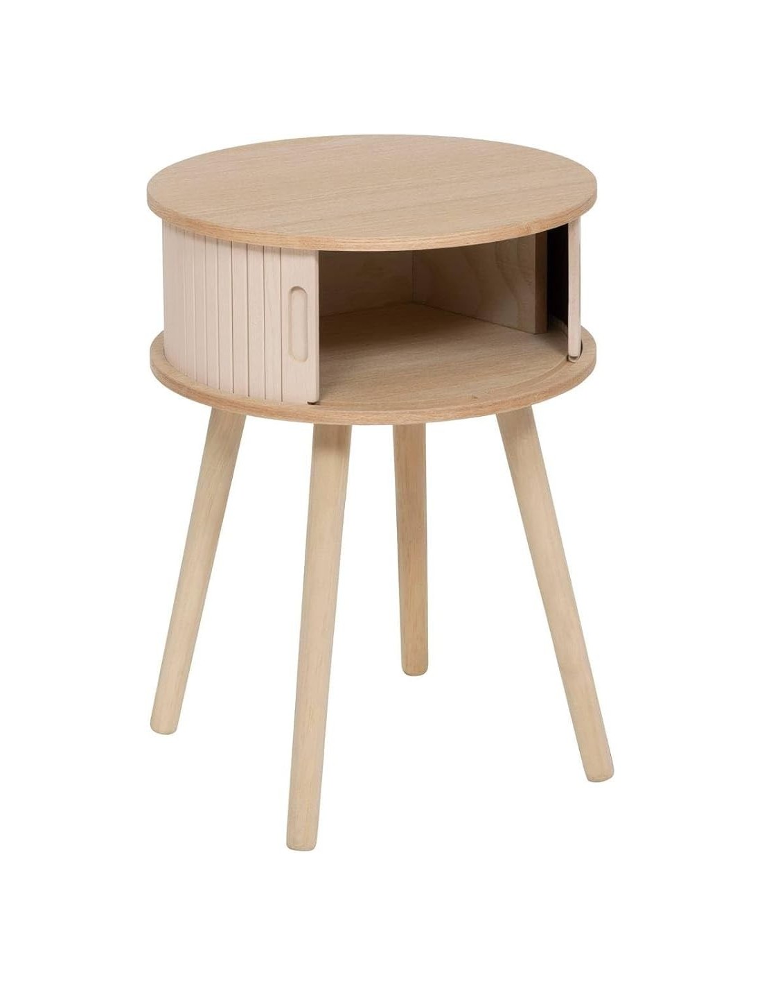 MOBILETTI E CONSOLE: vendita online Comodino, 2 ante, crema, 54x40x40 cm, ATMOSPHERA CREATEUR D'INTERIEUR in offerta