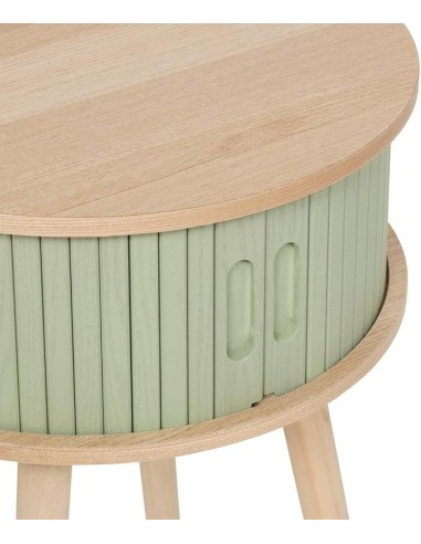 MOBILETTI E CONSOLE: vendita online Comodino, 2 ante, verde oliva, 54x40x40 cm, ATMOSPHERA CREATEUR D'INTERIEUR in offerta