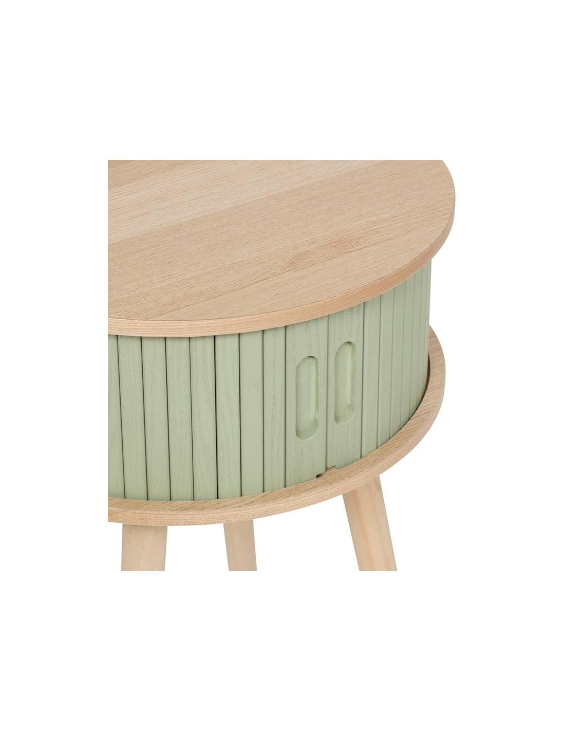 MOBILETTI E CONSOLE: vendita online Comodino, 2 ante, verde oliva, 54x40x40 cm, ATMOSPHERA CREATEUR D'INTERIEUR in offerta