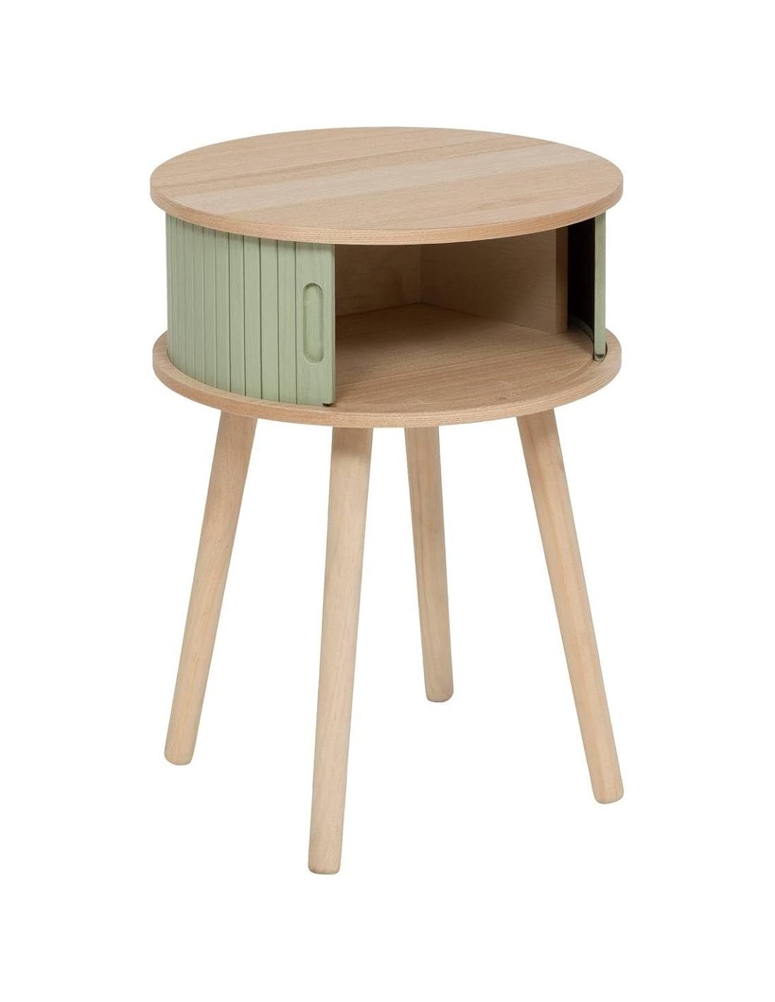 MOBILETTI E CONSOLE: vendita online Comodino, 2 ante, verde oliva, 54x40x40 cm, ATMOSPHERA CREATEUR D'INTERIEUR in offerta
