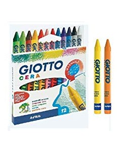 GIOTTO 12 PASTELLI A CERA