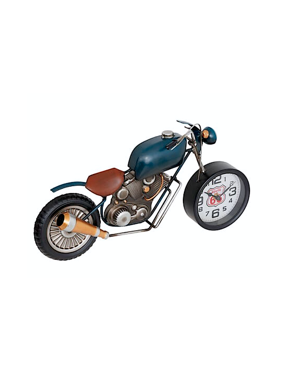 OROLOGI: vendita online Orologio da tavolo moto Neils, L. 43,5 cm, P. 9,5 cm, A. 23 cm, verde in offerta