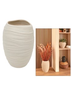 VASI D'ARREDO: vendita online Vaso Ceramica Prudi, Bianco, Alto 31,5 cm, 22x22 cm in offerta