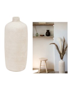 VASO 210205 ROMIA 19X43CM CERAMICA BIANCO