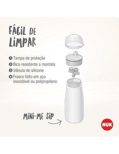 NUK Mini-Me Tazza Bambini 9+ Mesi Lilac Deer | shopincasa.it