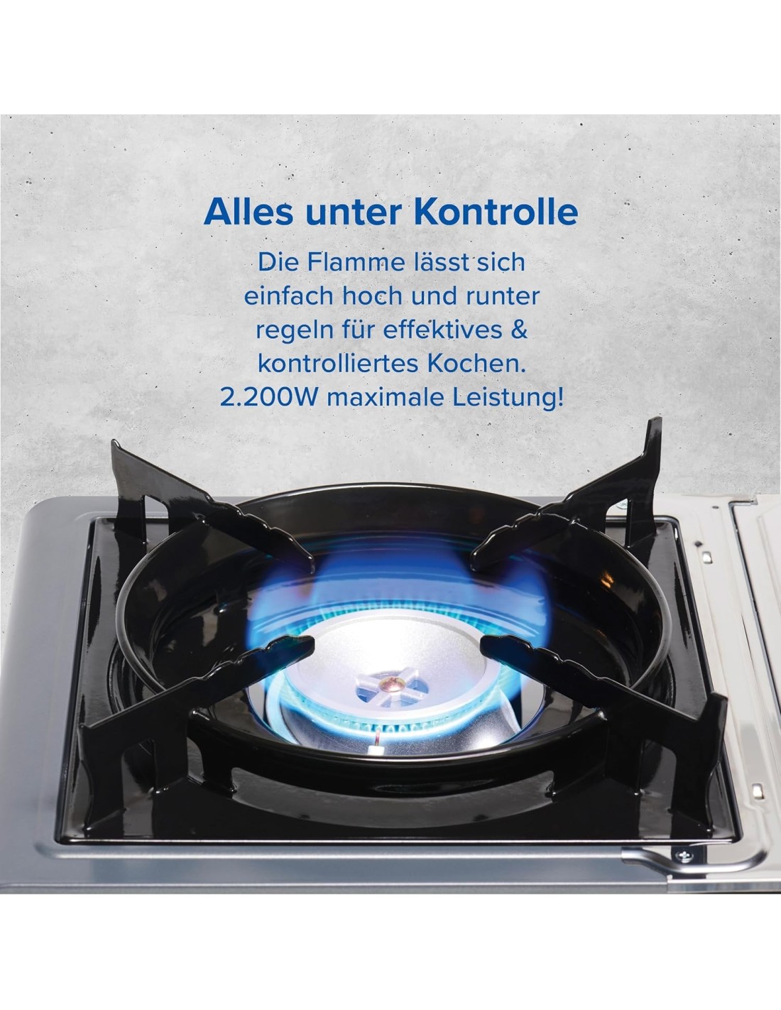 Fornello da Campeggio 1 Bruciatore 2200W con Custodia | shopincasa.it