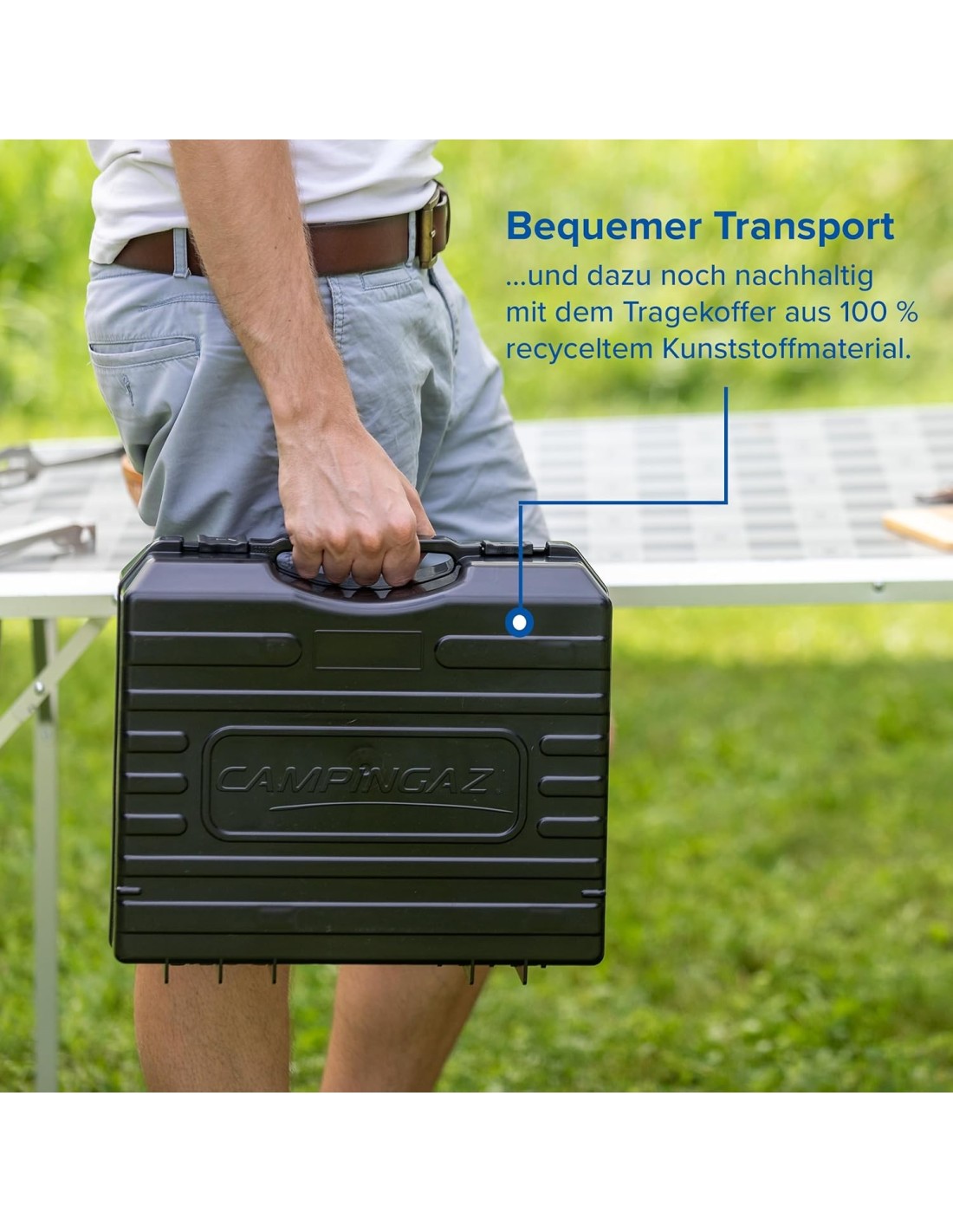 Fornello da Campeggio 1 Bruciatore 2200W con Custodia | shopincasa.it